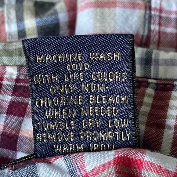 Brooks Brothers Patchwork Plaid madras Short Sleeve Button Down 35954 - Picture 8 of 13